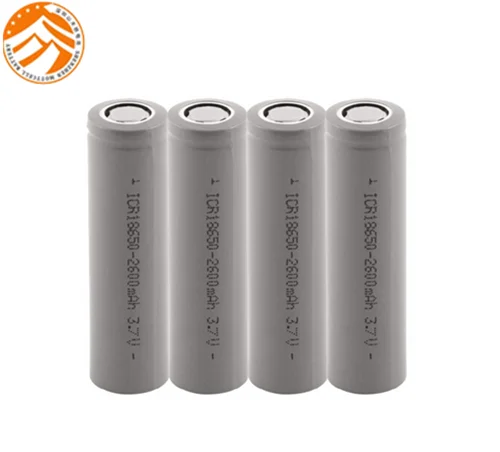 IEC62133 กระบอก Li Ion แบตเตอรี่ลิตยูมอุณหภูมิสูง 18650 3.7v 2600mah 5