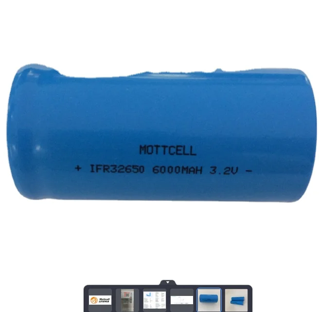 3.2V Lifepo4 ไลน์ไอออน ลิทธิียม แบตเตอรี่เซลล์ 32700 32650 5000mAh 6000mAh 0