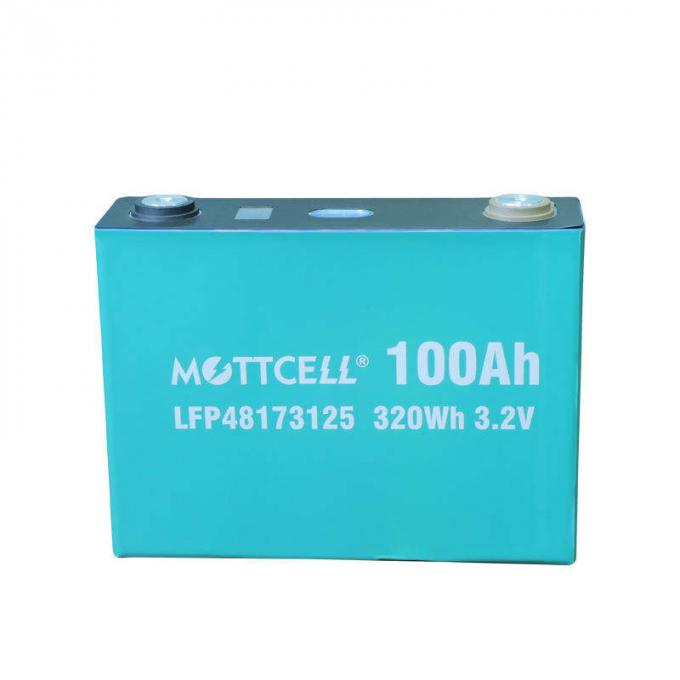 3.2V 100Ah LiFePO4 แบตเตอรี่เซลล์สําหรับการเก็บพลังงาน 0