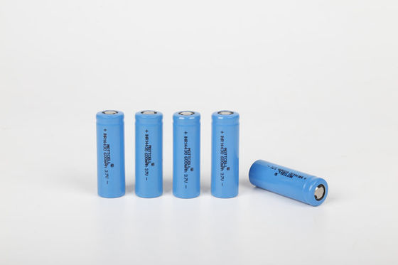 CE IFR 18650 แบตเตอรี่อัตราการปล่อยไฟสูง แสงอาทิตย์ แบตเตอรี่ Lifepo4 3.2V 1500mah