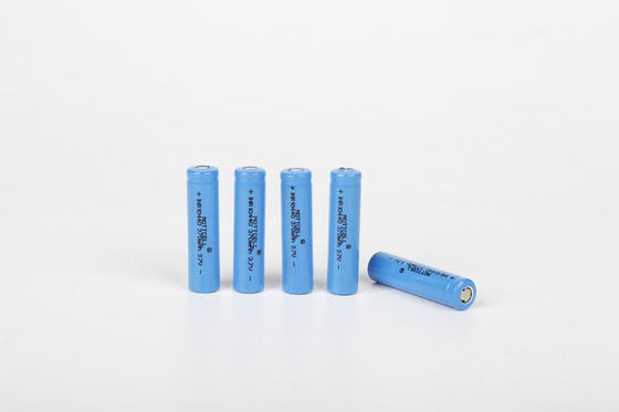 14500 500mAh แบตเตอรี่อัตราการปล่อยไฟฟ้าสูง Li Ion AA Lifepo4 แบตเตอรี่เซลล์