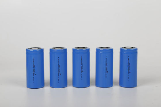 32650 3.2V Lifepo4 ซิลินเดอร์ แบตเตอรี่ลิตยูม 5000mah 6000mah Li Ion Cell
