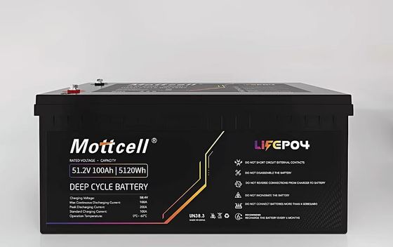 LiFePO4 แบตเตอรี่ลิธีอุตสาหกรรม 48V 100Ah สําหรับรถยกไฟฟ้าและพลังงานแสงอาทิตย์