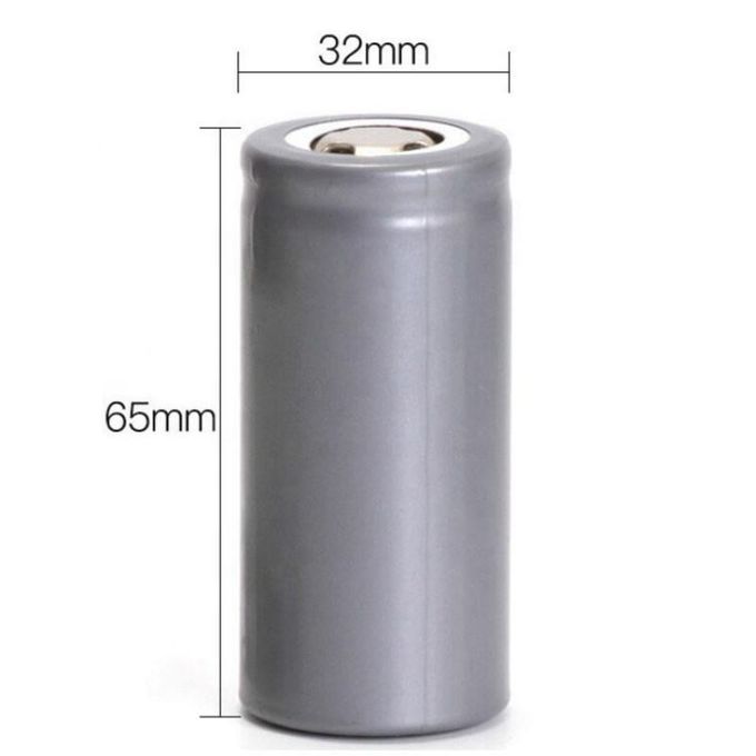 แบตเตอรี่กระบอก 6000mAh 32650 แบตเตอรี่ไอออนลิเดีย 3.2v lifepo4 แบตเตอรี่ 0