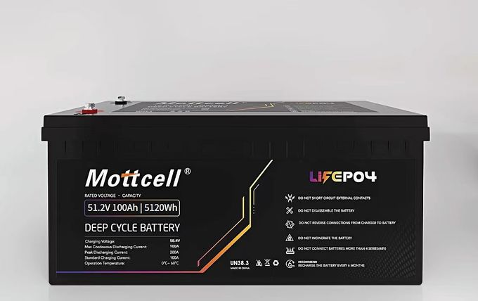 LiFePO4 แบตเตอรี่ลิธีอุตสาหกรรม 48V 100Ah สําหรับรถยกไฟฟ้าและพลังงานแสงอาทิตย์ 3