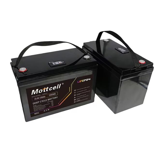 แบตเตอรี่ Lifepo4 ขนาดเบา 24V 100ah แบตเตอรี่ลิตยูยอนฟอสฟาต 1